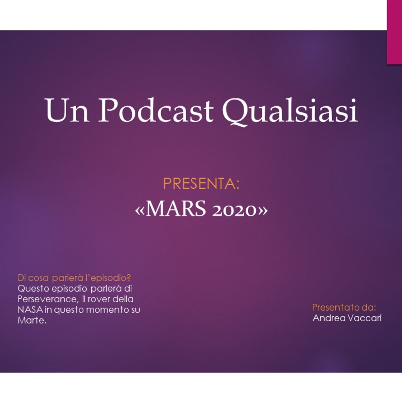 Mars 2020