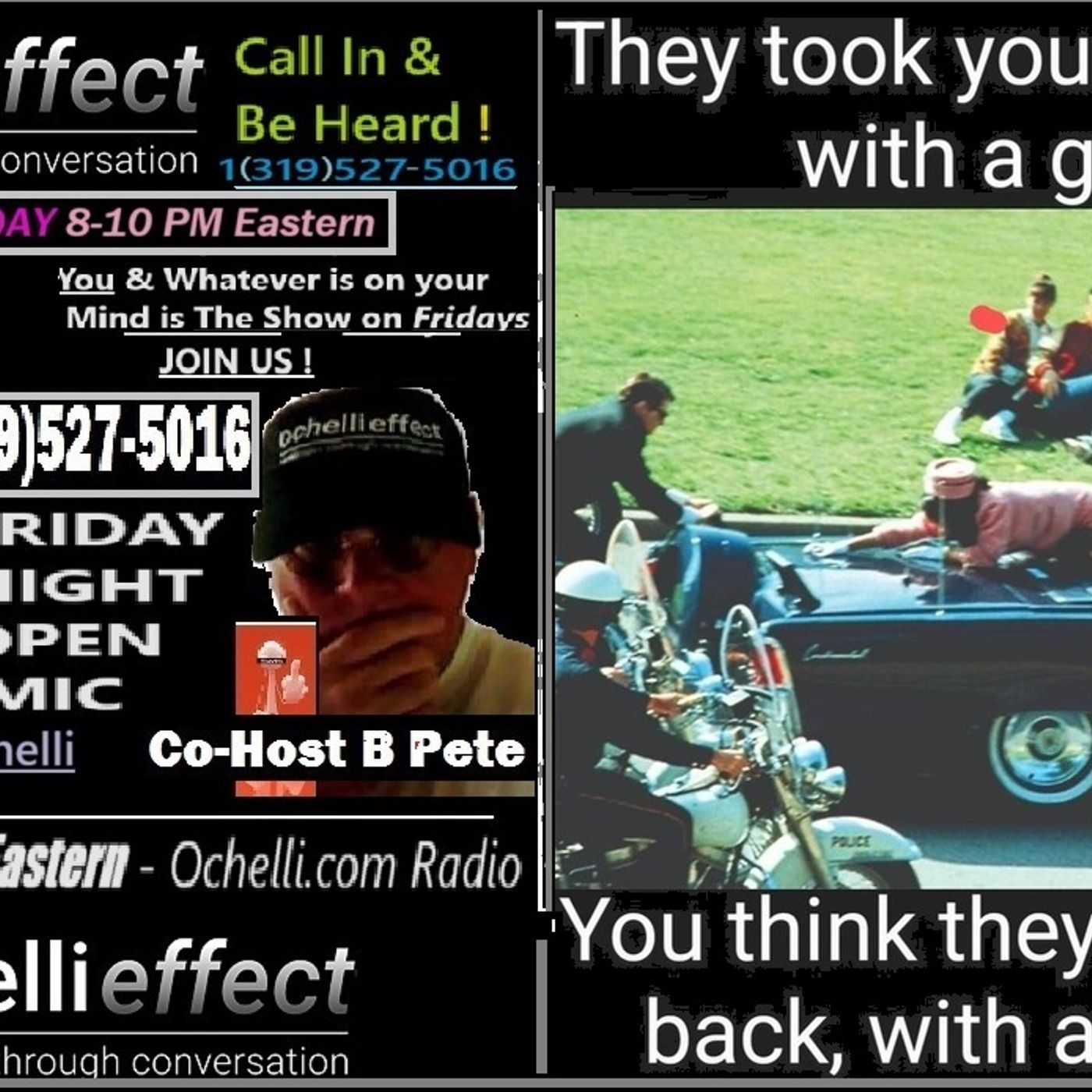 Ochelli Eddect 8-7-2026 B Pete Co Hosts Friday Night Open Mic episode artwork