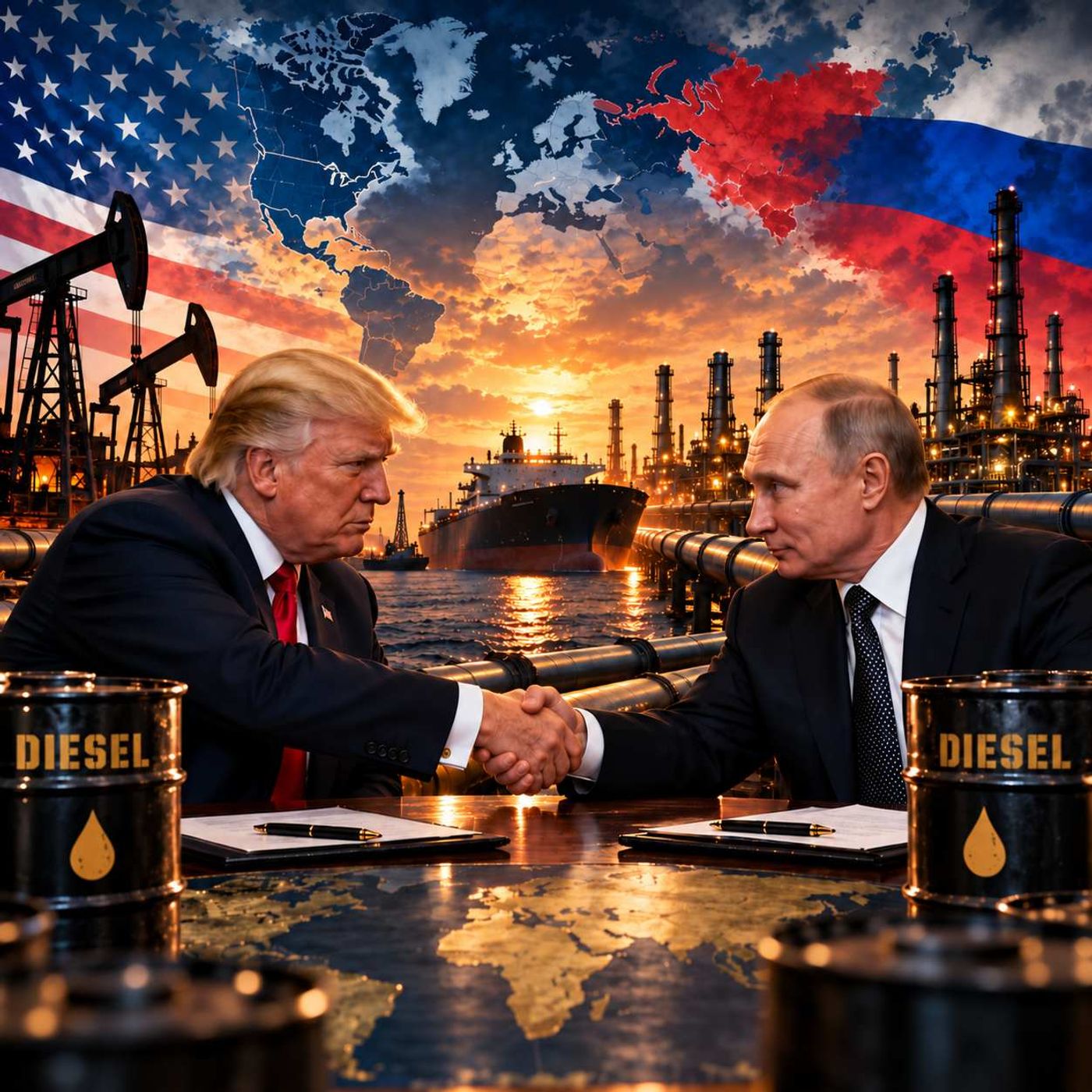 GOP Midterm Woes, Russian Diesel, Rep. Omar Raid episode artwork