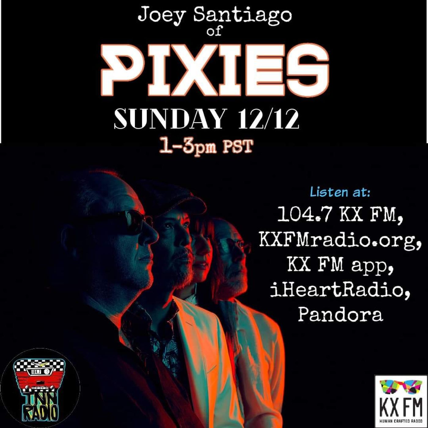 TNN RADIO | December 12, 2021 show with The Pixies and The Aquadolls episode artwork