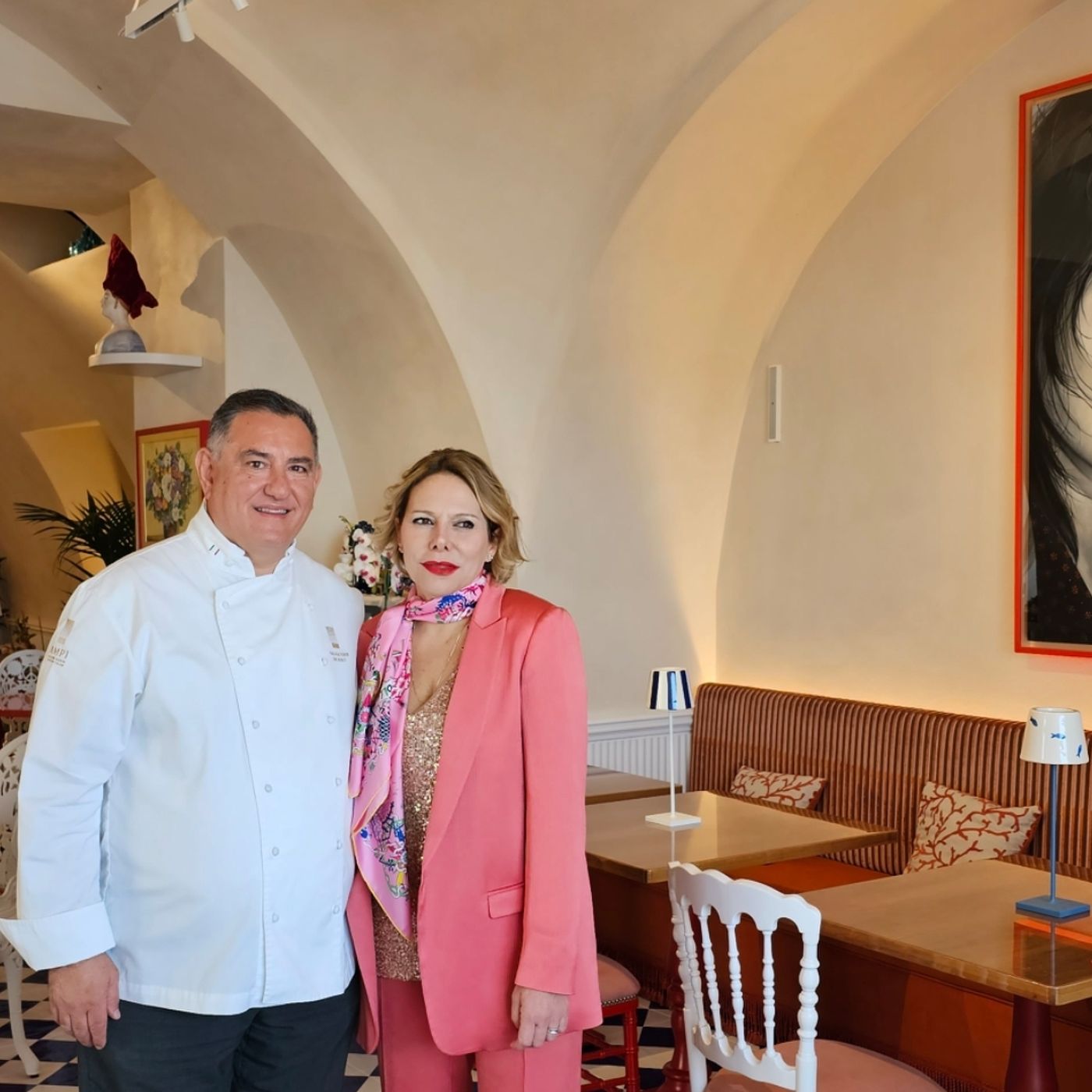 Inaugurazione del ristorante di Sal De Riso