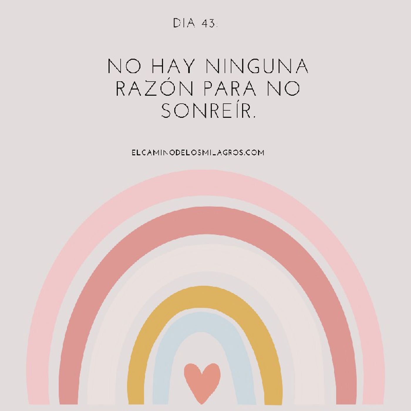 Cada día, un milagro.