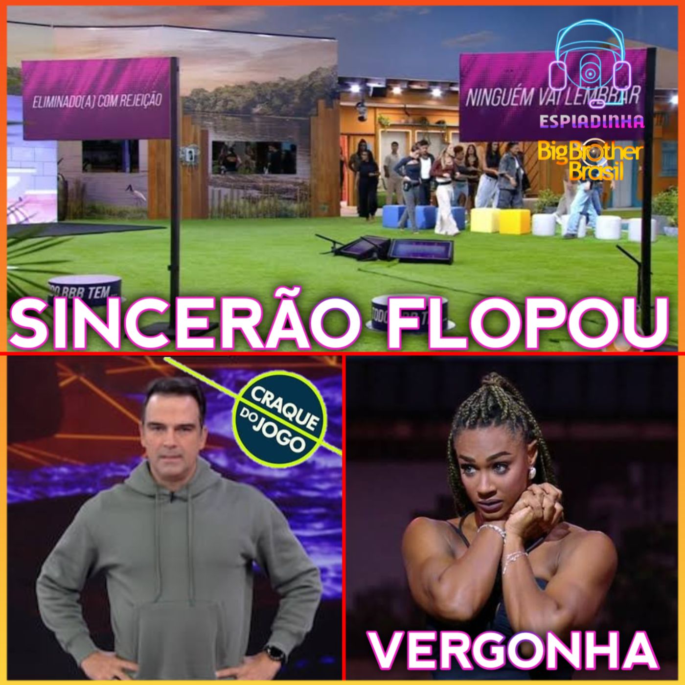 Sincerão novamente Flopou + Tadeu dá ESPORRO + Aline passa VERGONHA | BBB 25