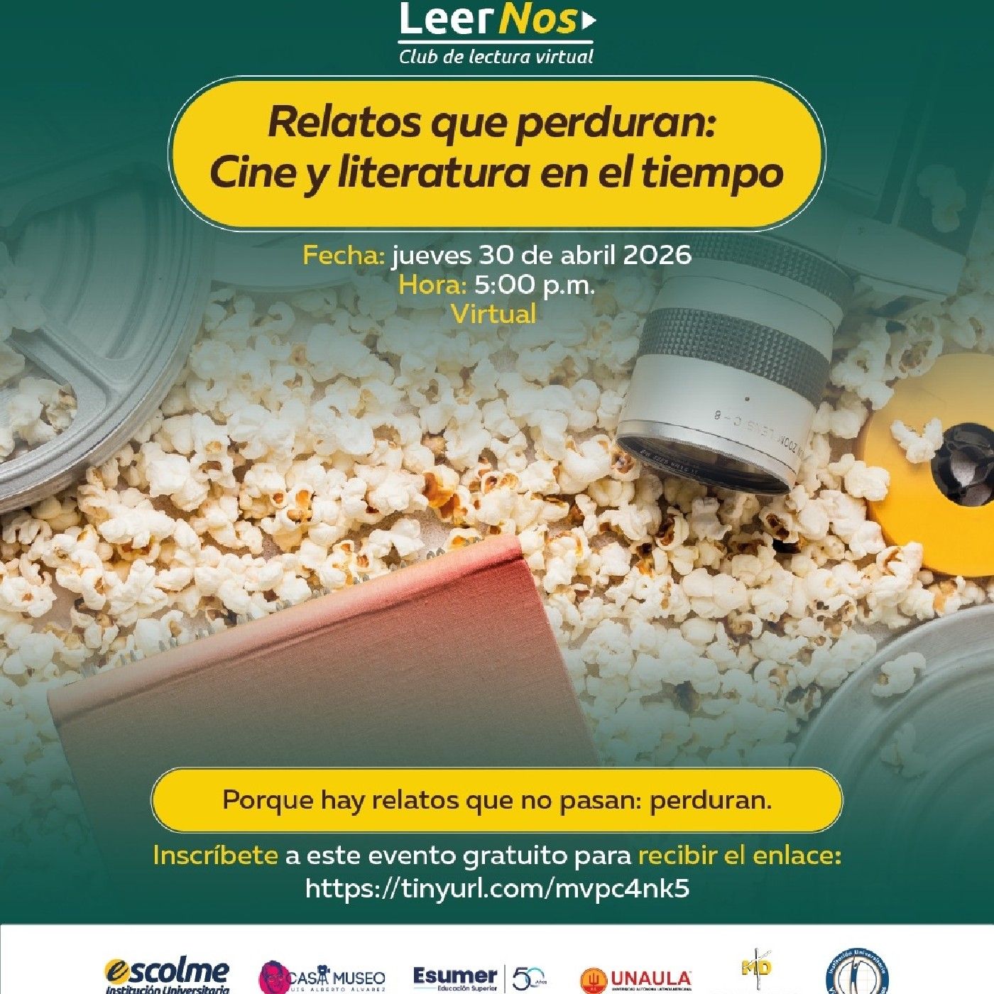 Episodio 10 LeerNos Cine y Literatura en el tiempo episode artwork