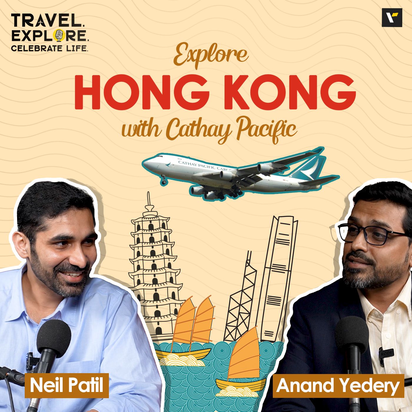 cover of episode 🌆✈️Explore HONG KONG with Cathay Pacific | TECL Podcast with Neil Patil and Anand Yedery