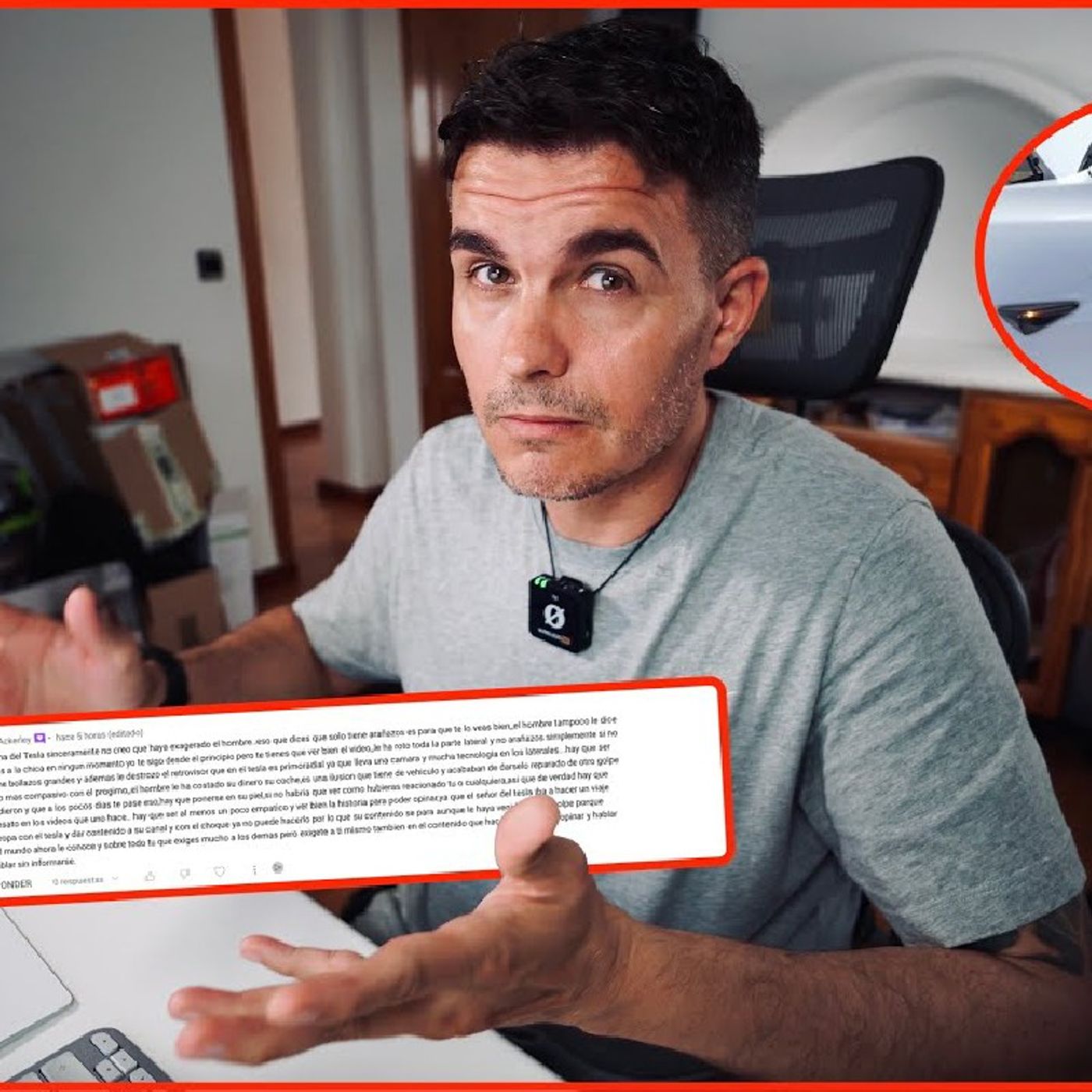 Destroz... contestando comentario sobre el accidente del Tesla y el camión en directo