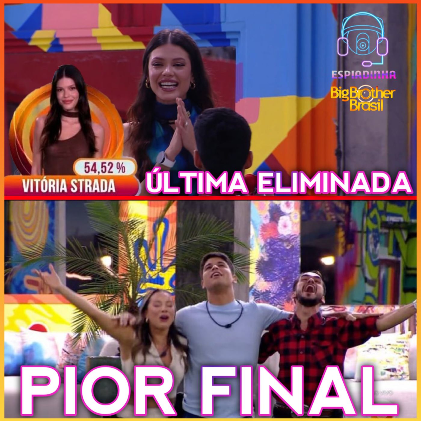 Vitória Strada é a ÚLTIMA ELIMINADA + Guilherme, João Pedro e Renata são FINALISTAS! | BBB 25