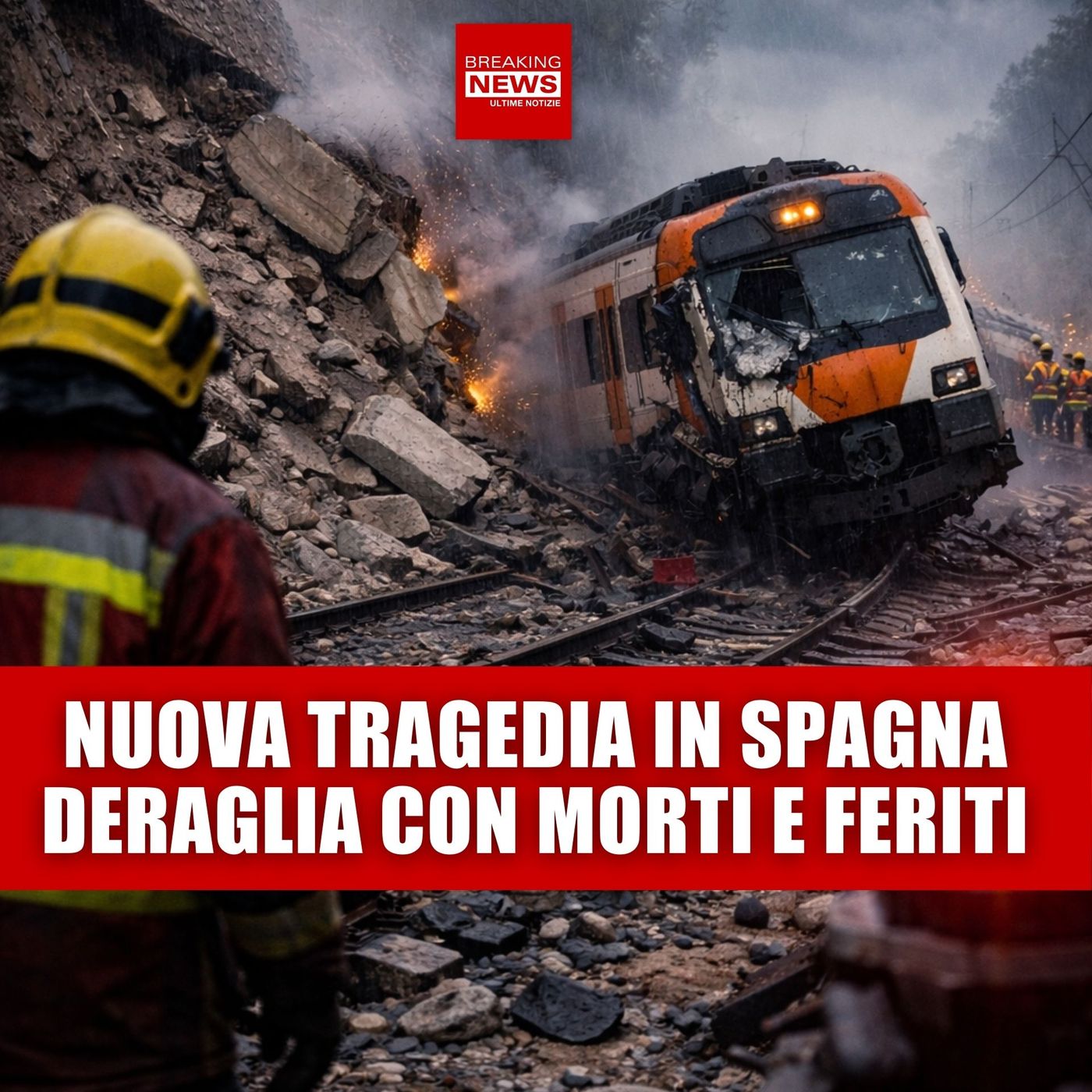 Nuova tragedia in Spagna: Treno deraglia con morti e feriti