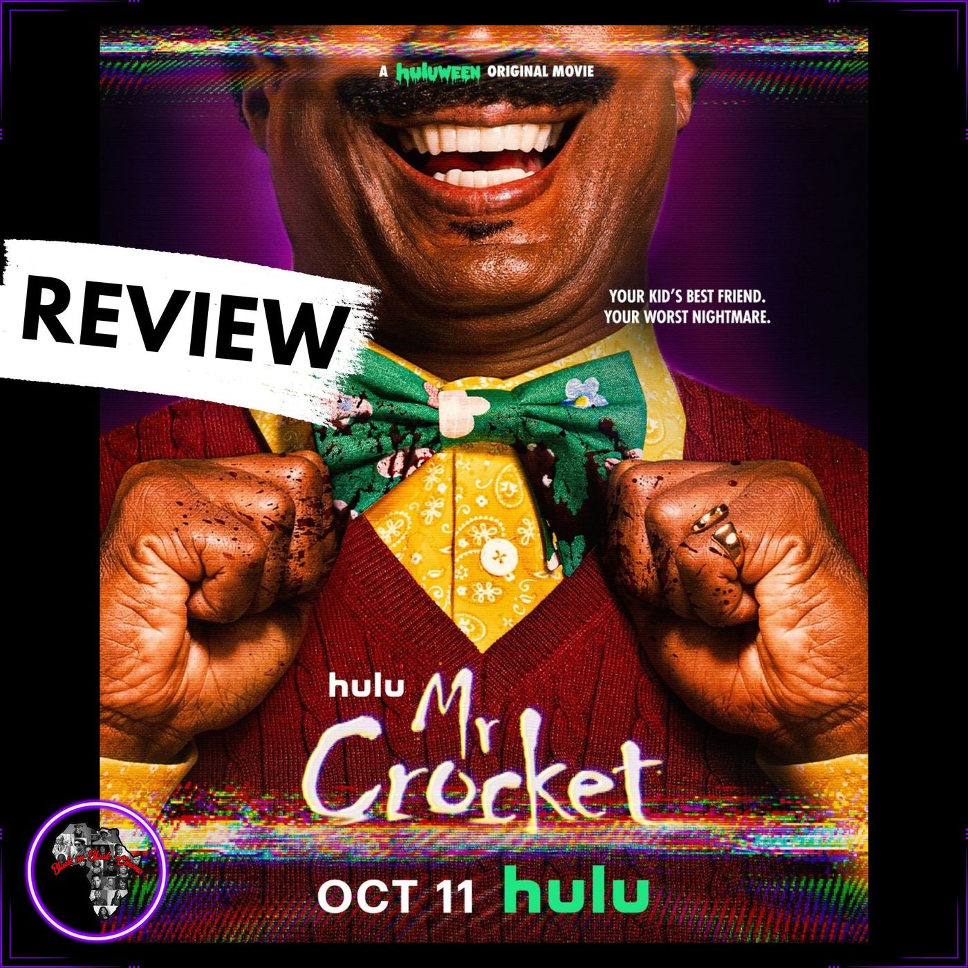 Mr. Crocket (2024): Evil Mr. Rogers Style Black Horror episode artwork