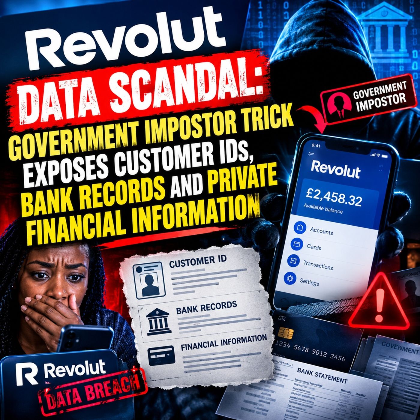 Revolut Data Scandal Government Impostor Trick Exposes Customer IDs, Bank Records and Private Financial Information episode artwork