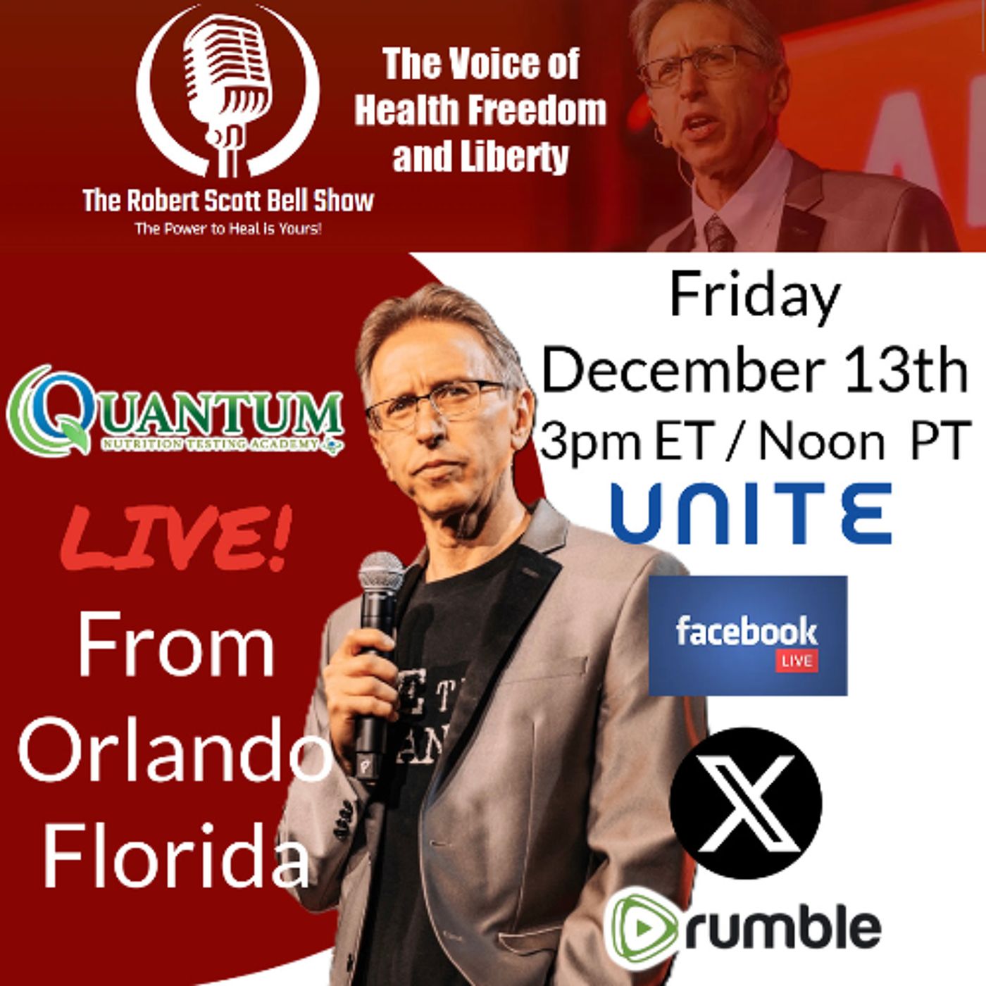 Quantum Leap Into Health Orlando, Nobel Laureates Questions, Reiki Cancer Relief, Poor Health Longevity, mRNA Pre-eclampsia - The RSB Show 1 episode artwork
