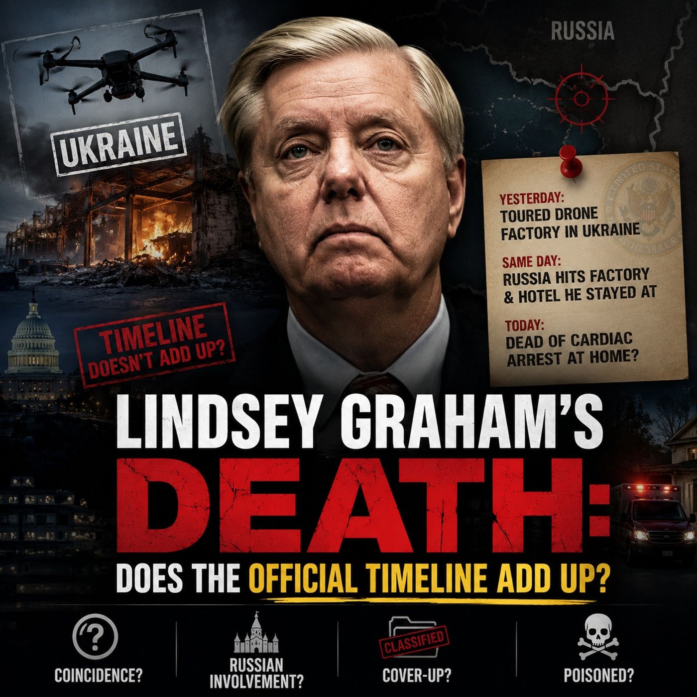 Lindsey Graham’s Death | Does the Official Timeline Add Up?