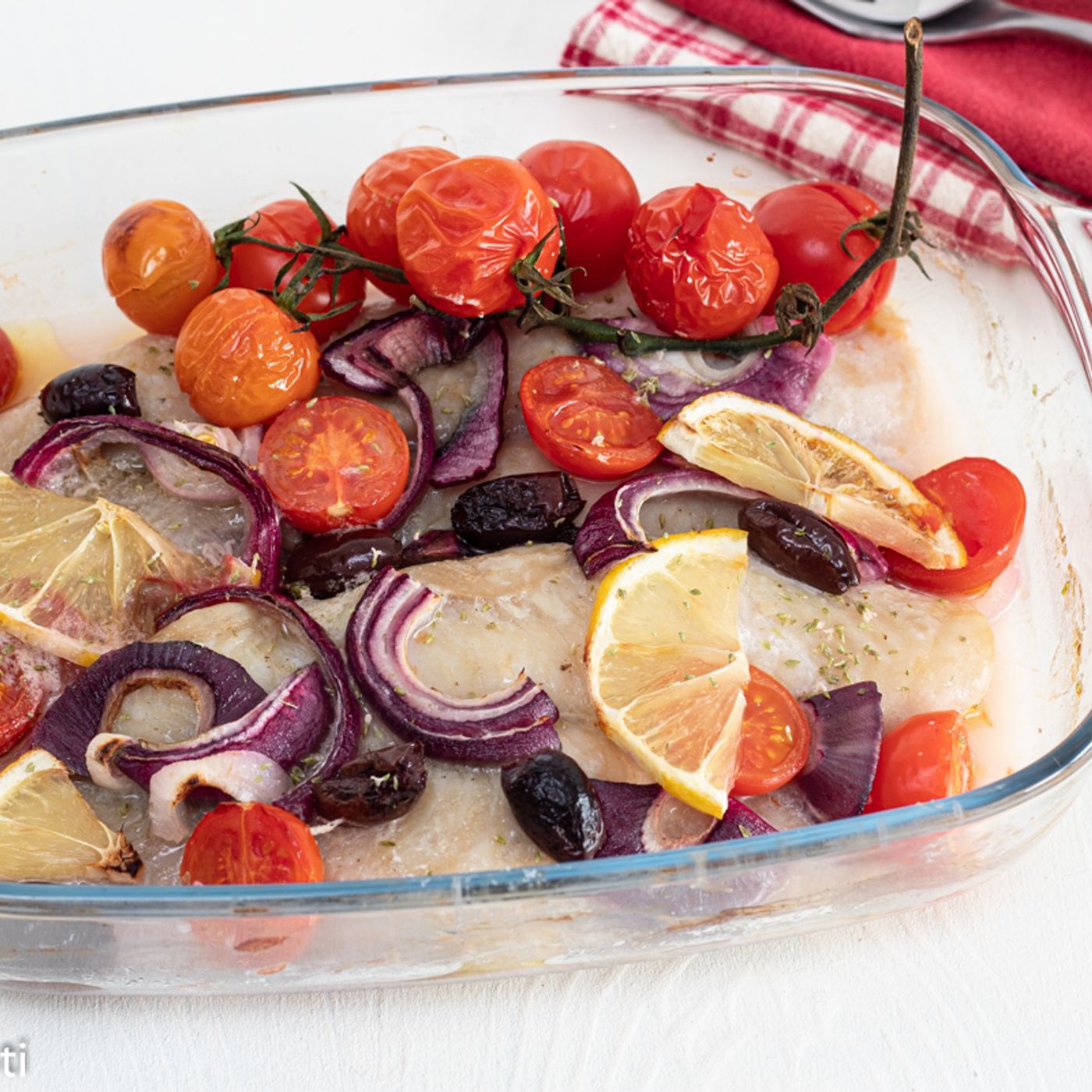 Filetti di Persico alla Mediterranea