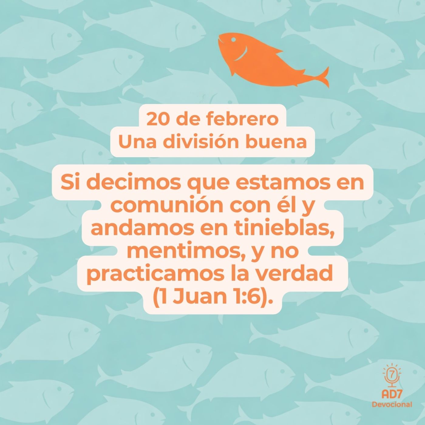 Una división buena ~ Devocional de Jóvenes ~ 20 de febrero 2026 Una división buena ~ Devocional de Jóvenes ~ 20 de febrero 2026