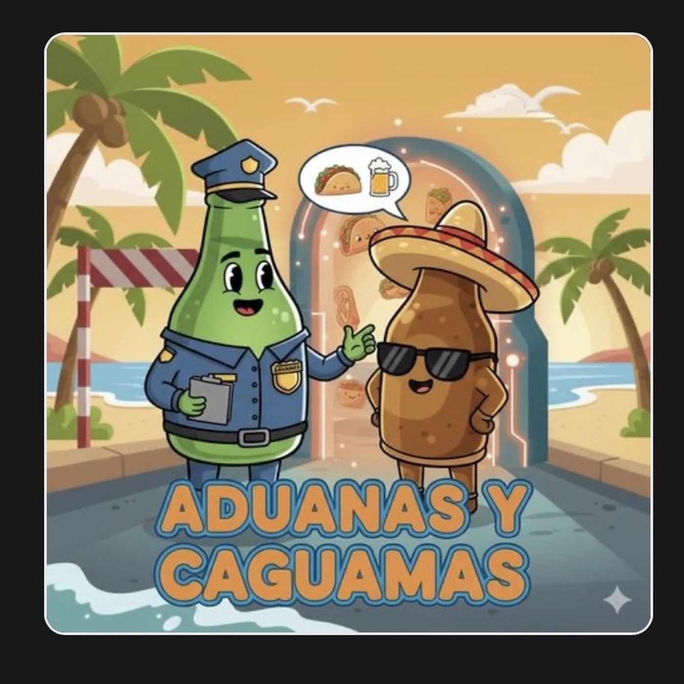 Aduanas y caguamas podcast artwork