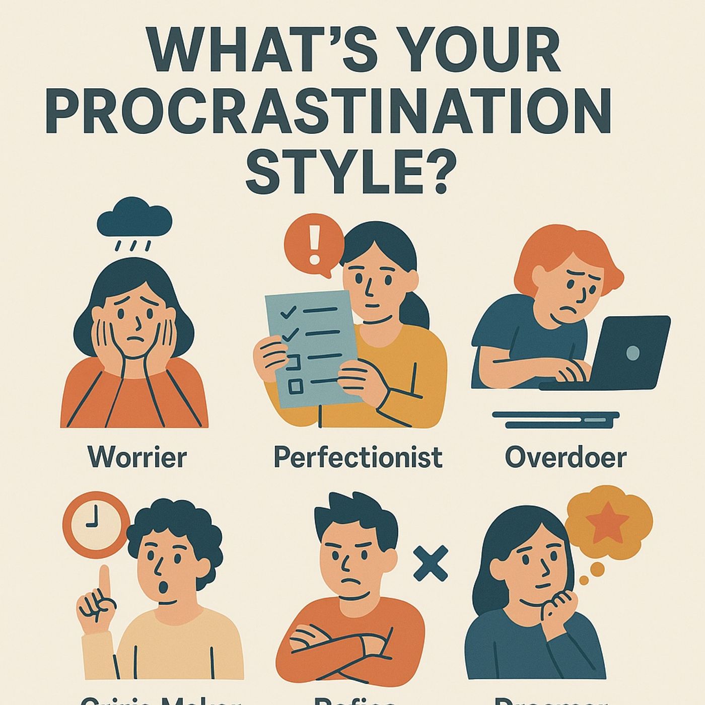 Beyond Lazy: The Six Emotional Styles of Procrastination and How to Beat Them