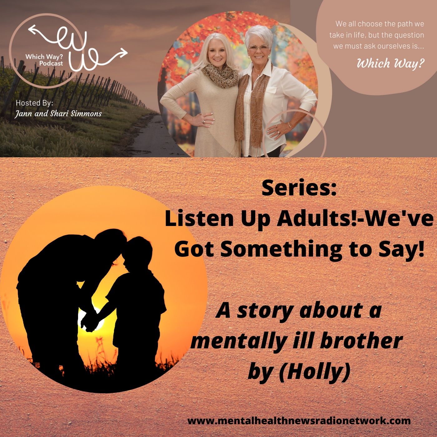 Listen Up Adults! - We’ve got something to say! (A story about my mentally ill brother) episode artwork