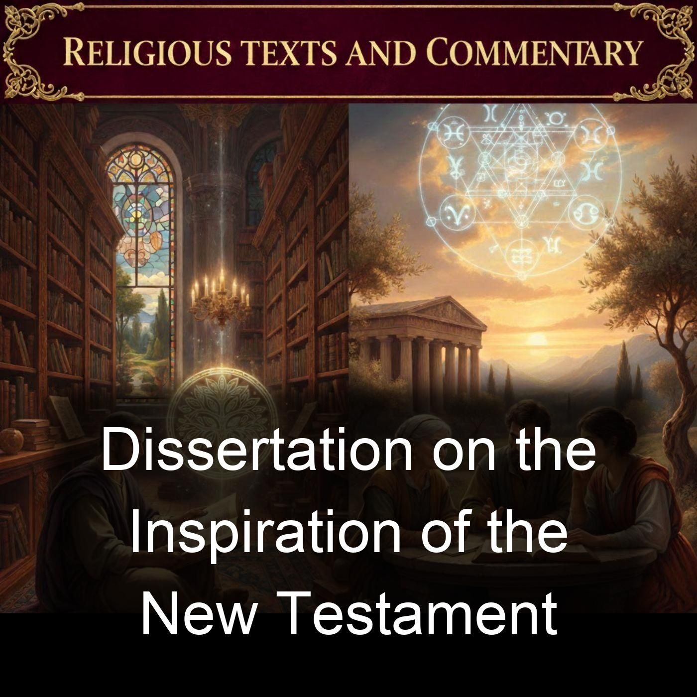 Dissertation on the Inspiration of the New Testament cover art