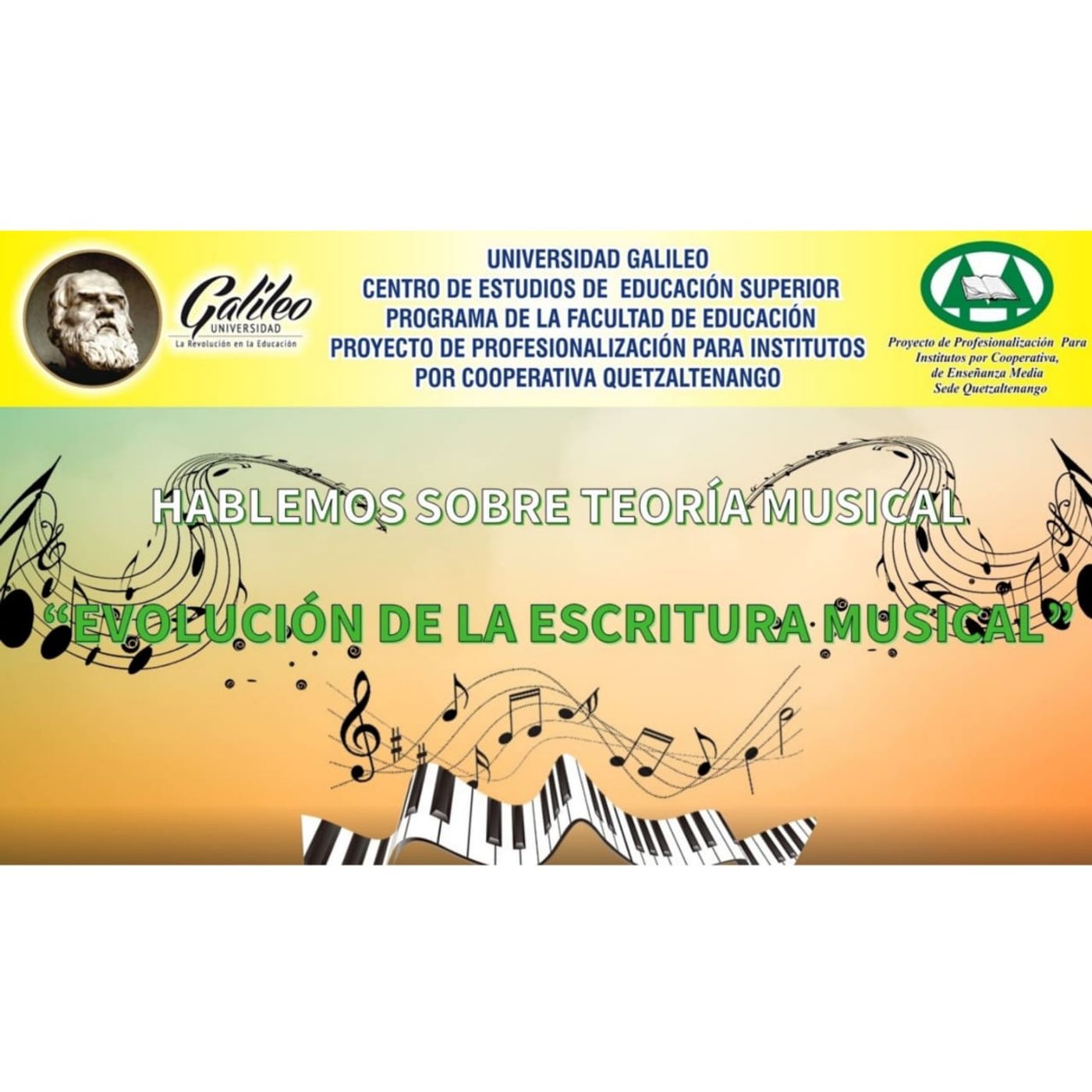 HABLANDO SOBRE TEORÍA MUSICAL