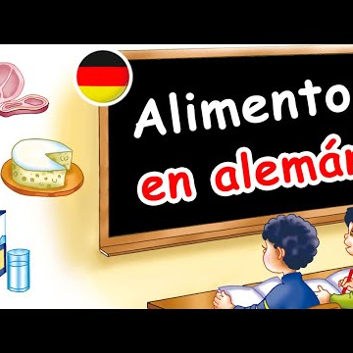 18. 🇩🇪  Los alimentos ► en ALEMÁN 💛
