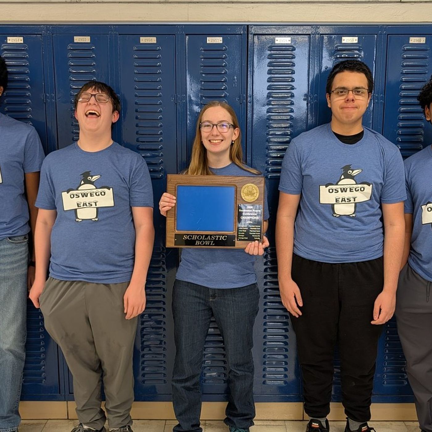 Oswego East varsity scholastic bowl team wins conference