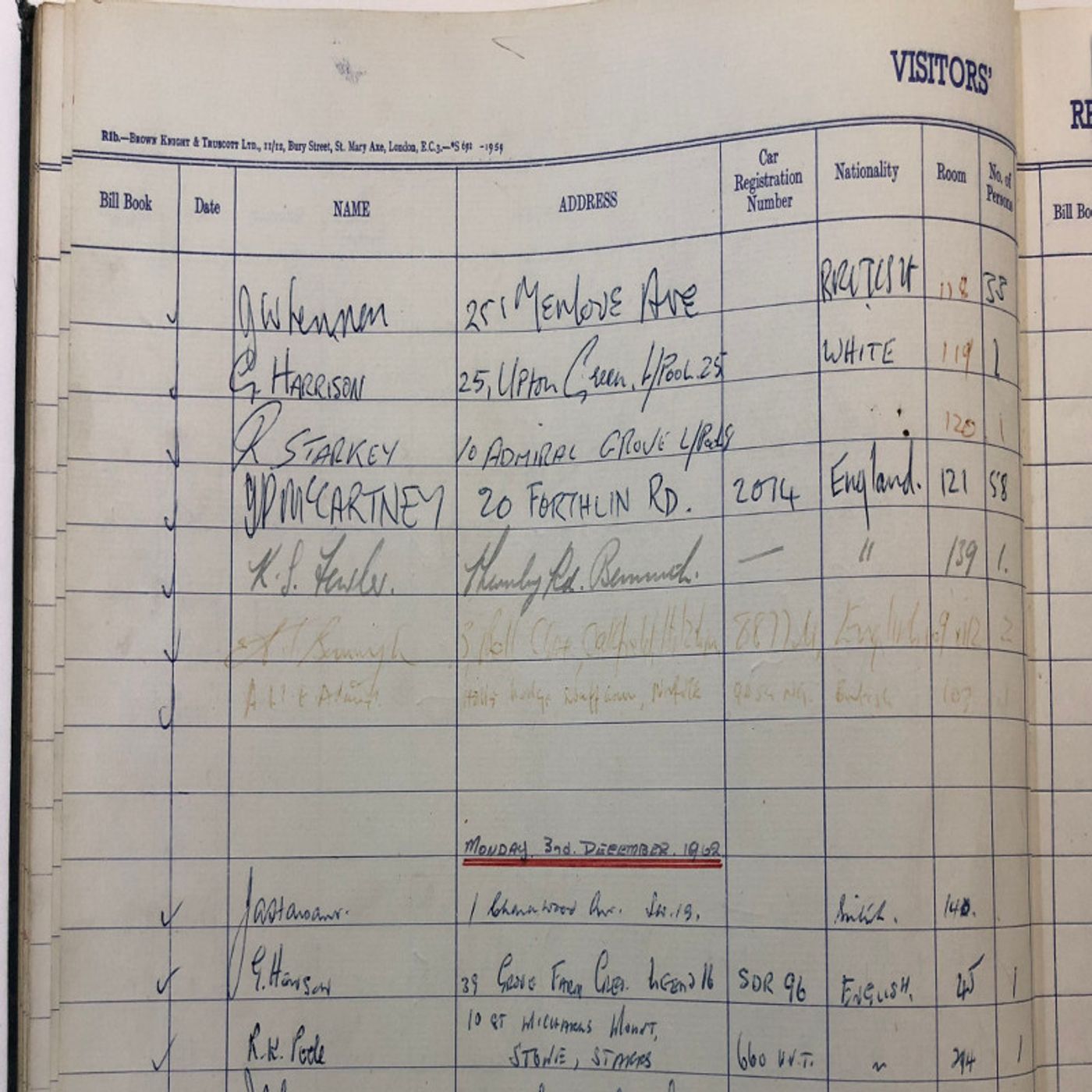 El Club de los Beatles: Libro de registros de hotel episode artwork
