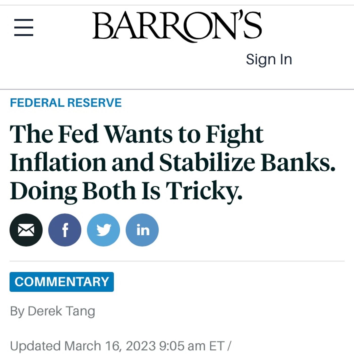 The Fed Wants to Fight Inflation and Stabilize Banks, Good Luck episode artwork