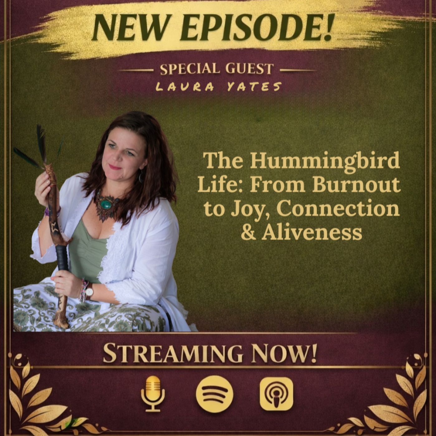 Miss Liz Serves Laura Yates The Hummingbird Life episode artwork