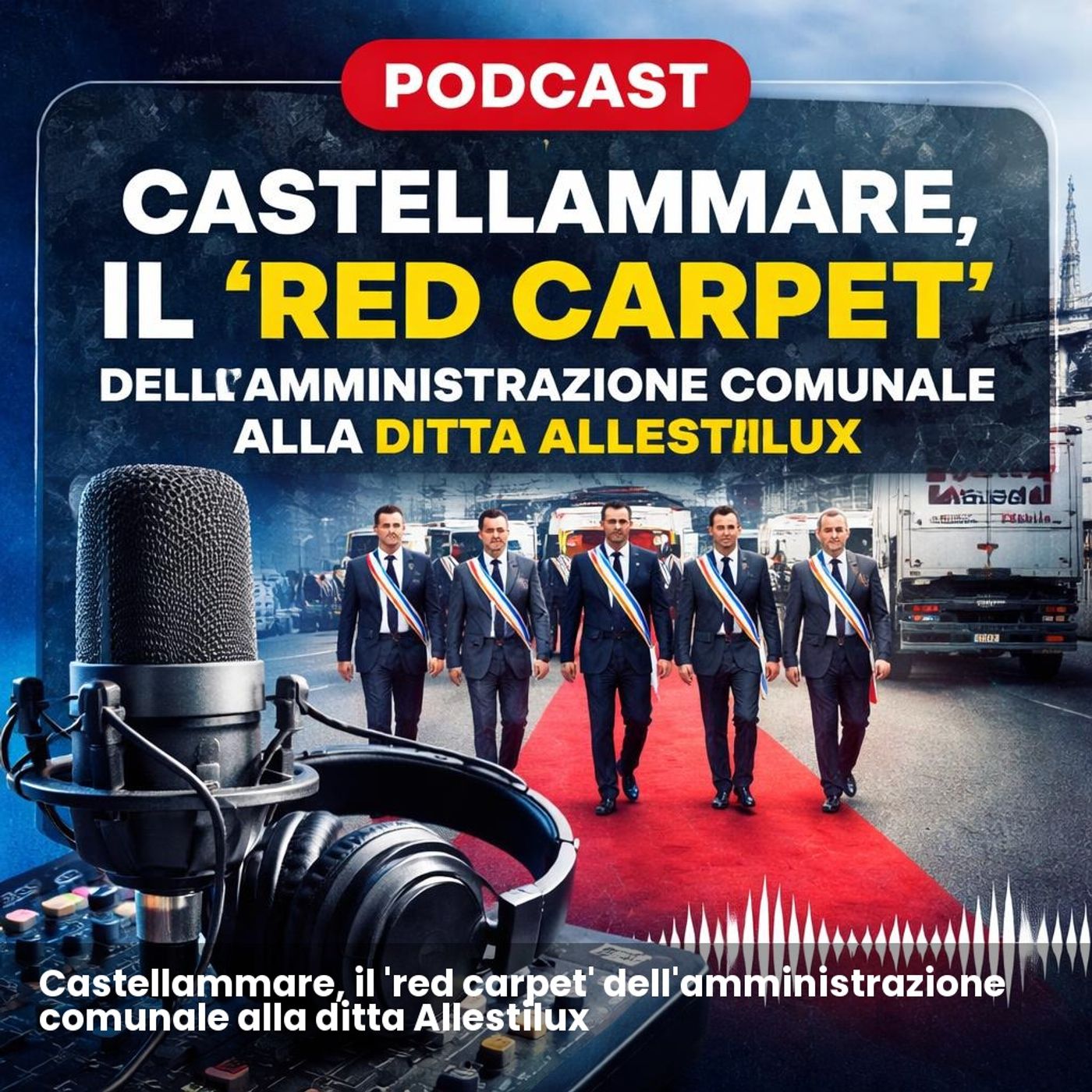 Castellammare, il 'red carpet' dell'amministrazione comunale alla ditta Allestilux episode artwork