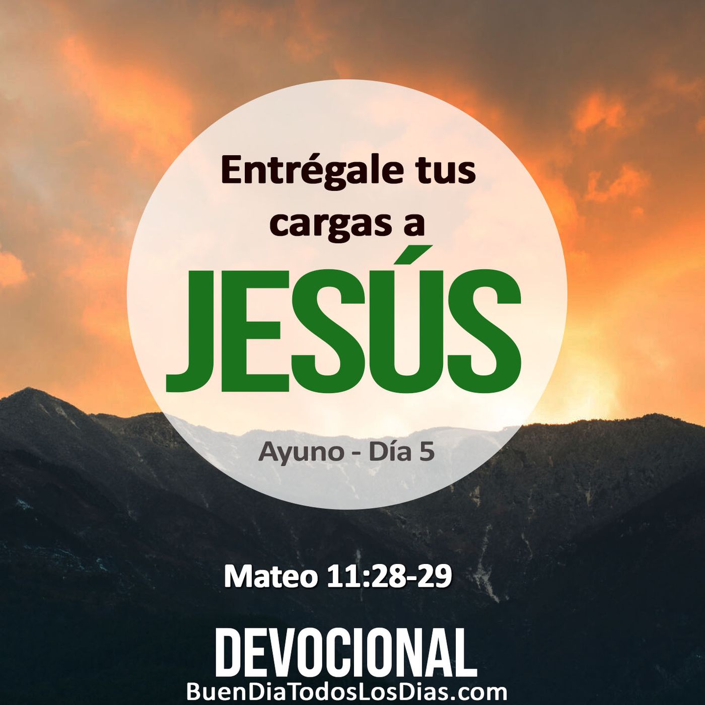 Ayuno Día 5 – Deja las cargas en Jesús episode artwork