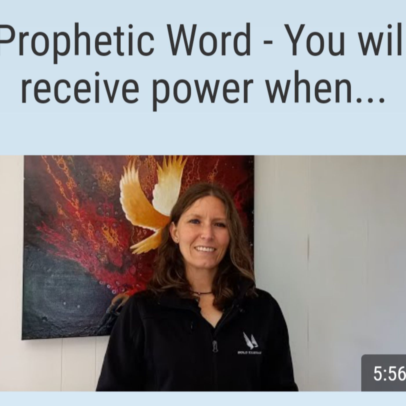 Prophetic Word - You will receive power when... episode artwork