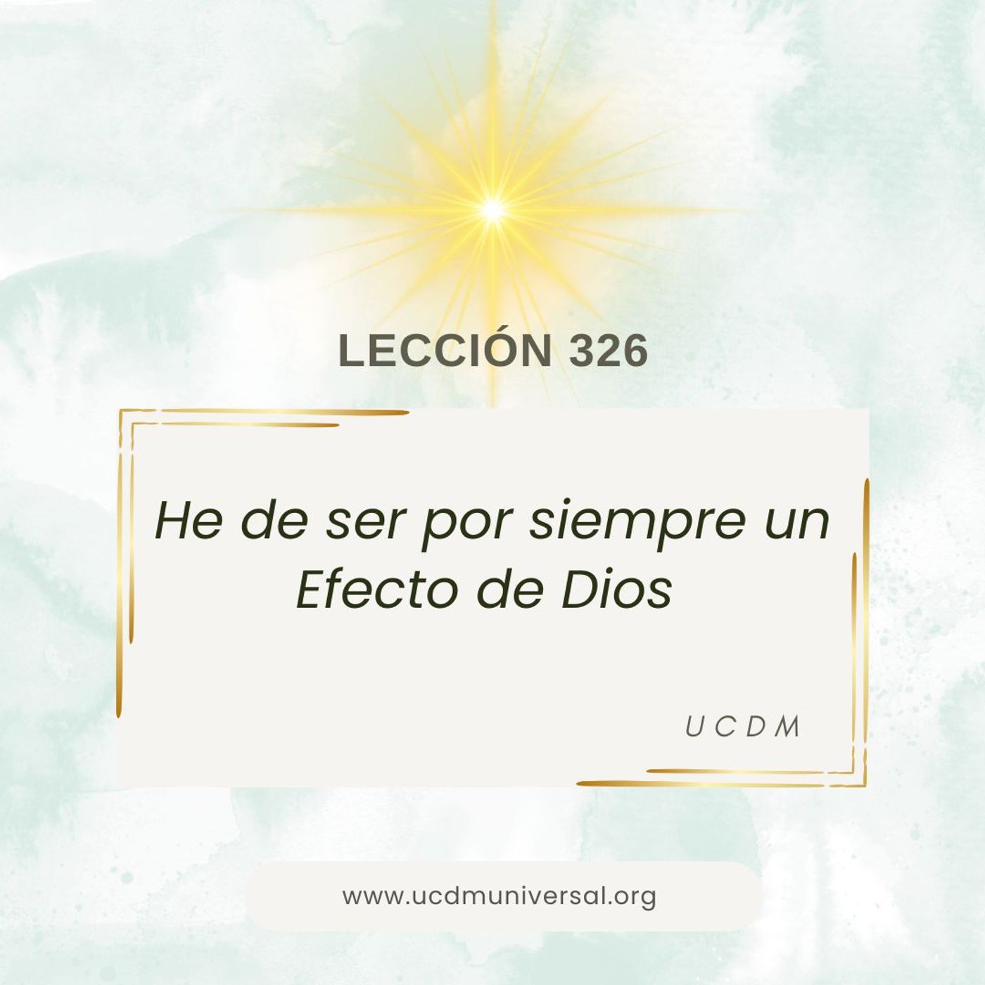 UCDM Universal LECCIÓN DEL DÍA