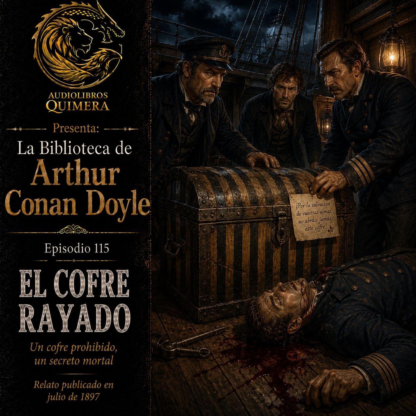 Portada de Audiolibros Quimera - Biblioteca de Arthur Conan Doyle