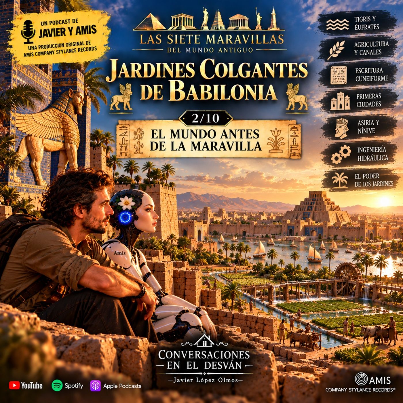 Las siete maravillas del mundo antiguo - Jardines Colgantes de Babilonia - El mundo antes de la maravilla 2/10 episode artwork