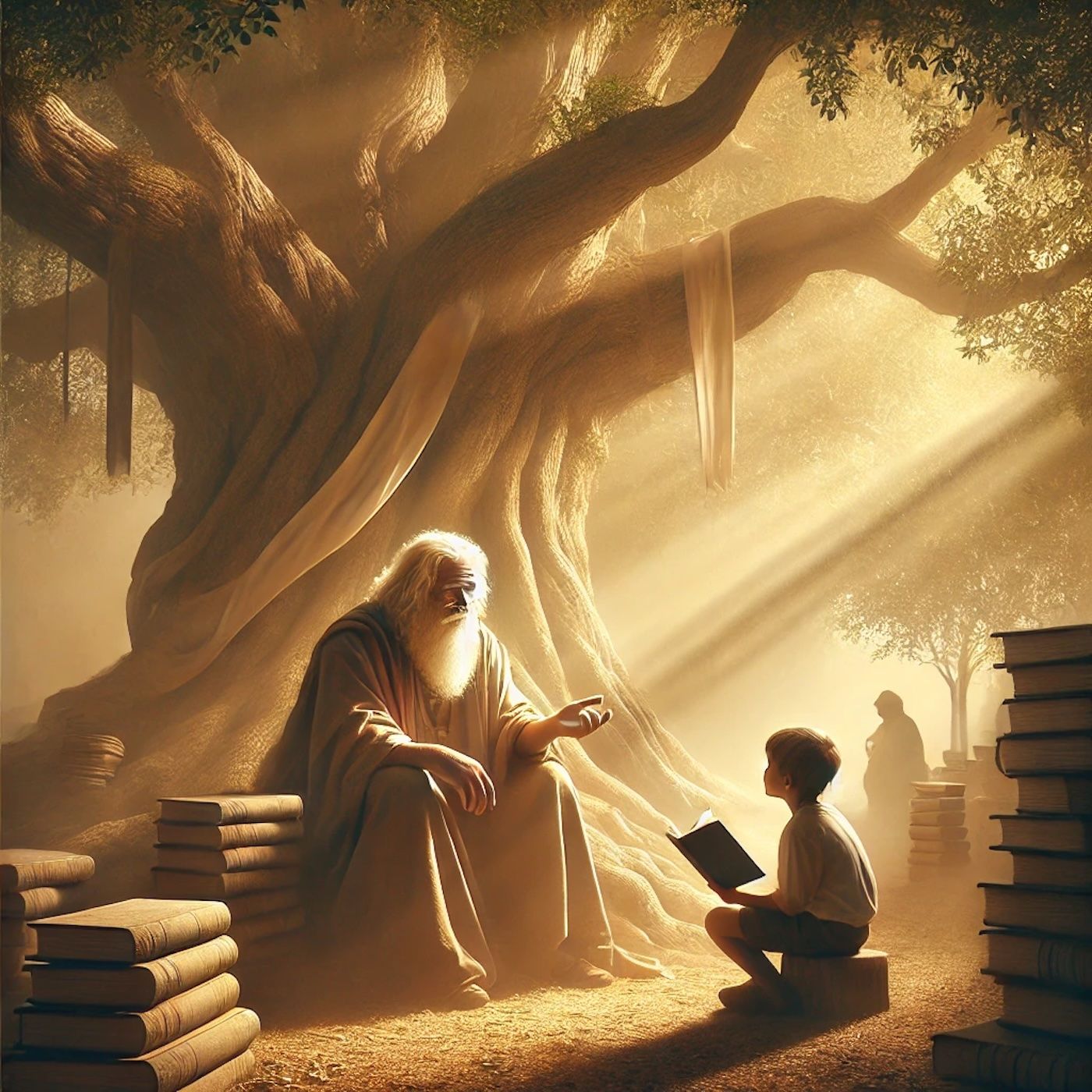 "True learning should mean finally knowing everything, and having no need to ask more questions." episode artwork