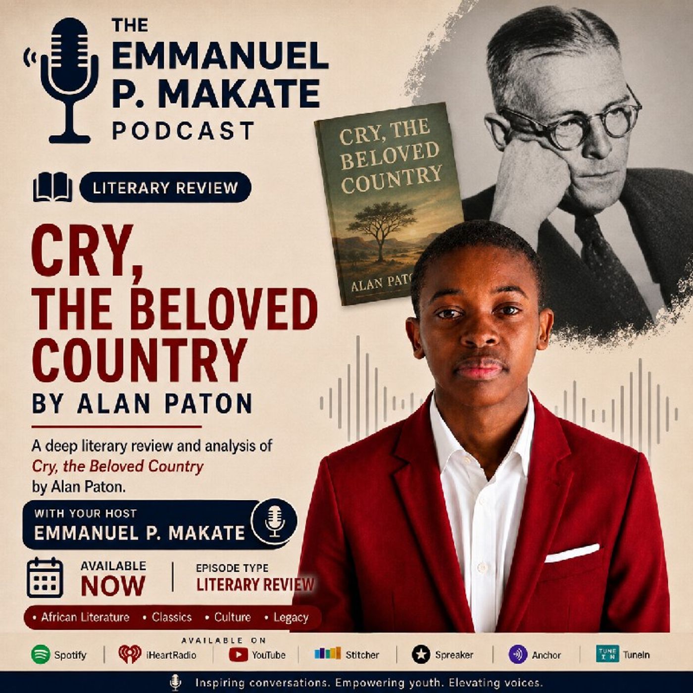 Talking Cry the Beloved Country by Alan Paton with Emmanuel Makate episode artwork
