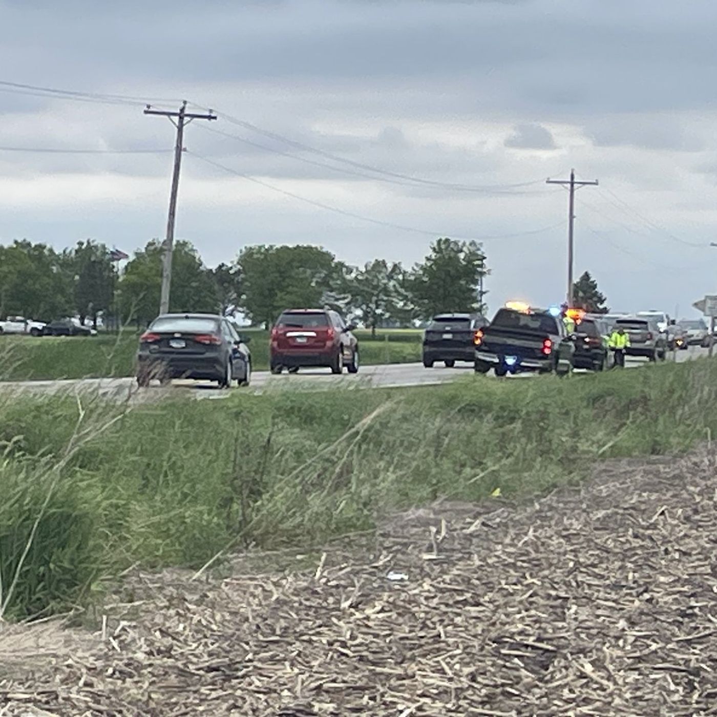 Vehicle crash slows traffic on Route 251 north of Peru episode artwork
