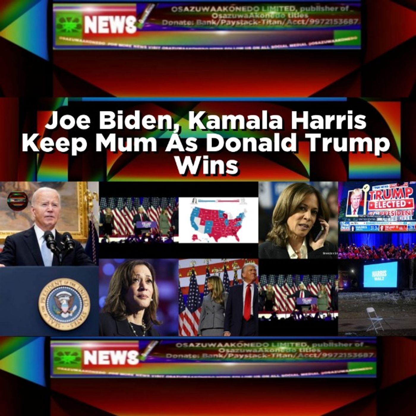 Joe Biden, Kamala Harris Keep Mum As Donald Trump Wins episode artwork