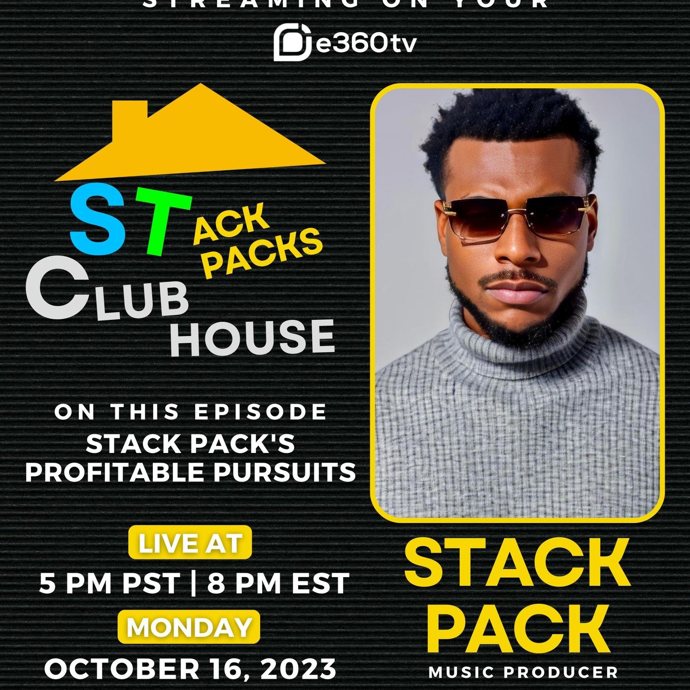Stack Pack's First Episode On E360 TV (Online Income) episode artwork