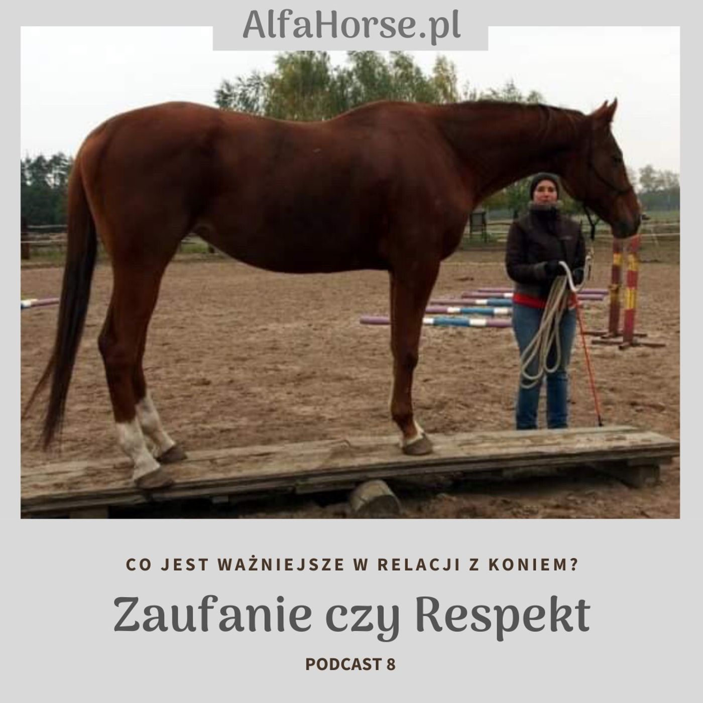 Podcast 8:  Co jest ważniejsze w treningu koni? Zaufanie czy respekt? episode artwork