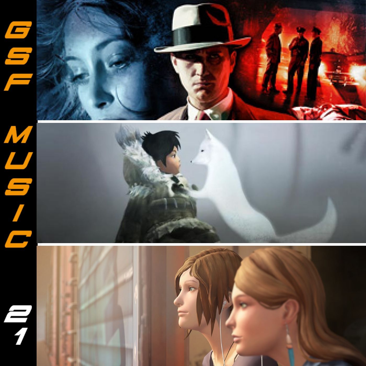 GSF MUSIC 21 - L.A. Noire, Never Alone y Life is Strange: Before the Storm episode artwork