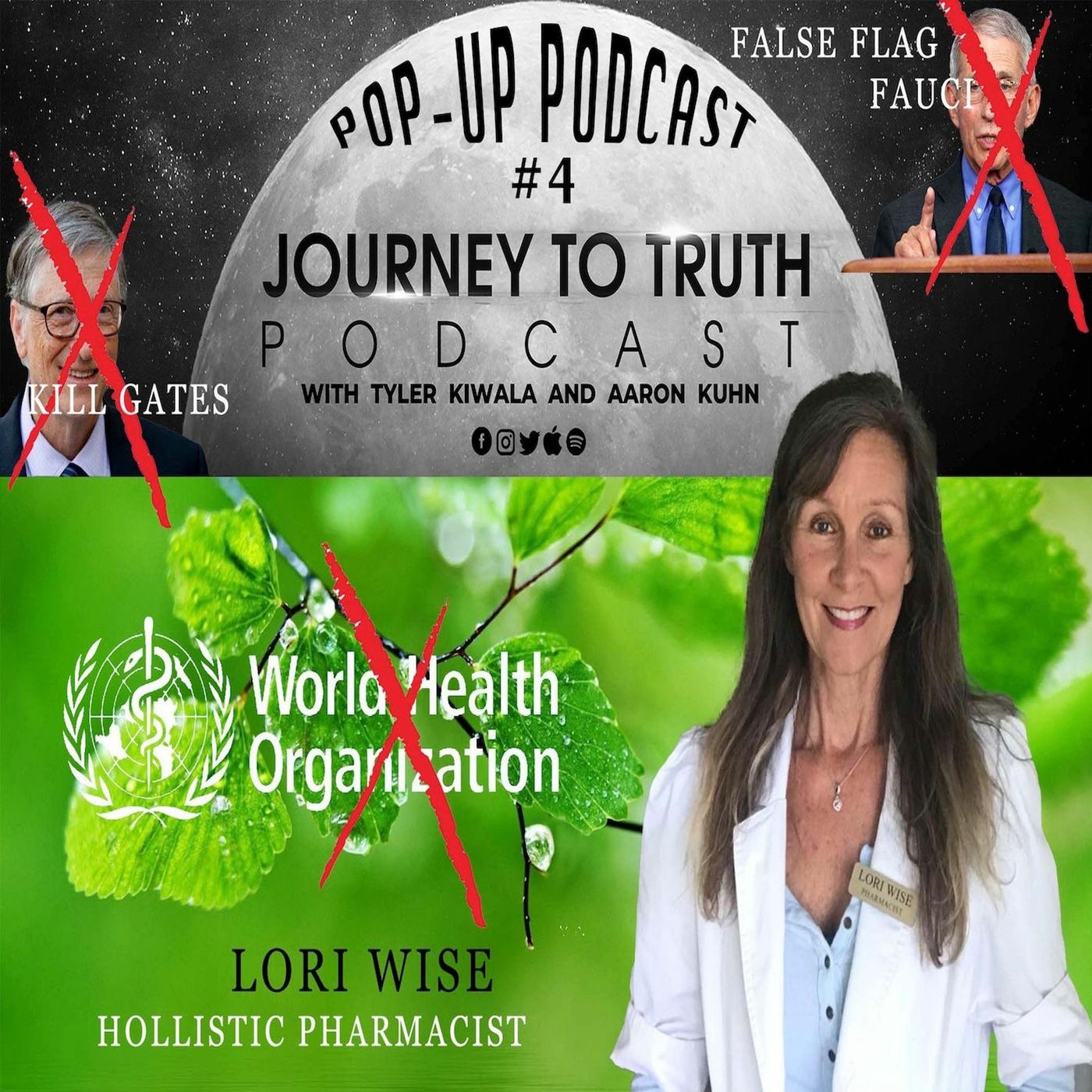 POP-UP PODCAST 4 - Lori Wise - False Flag Fauci - Kill Gates - Defunding WHOville - Dangers Of Masks
