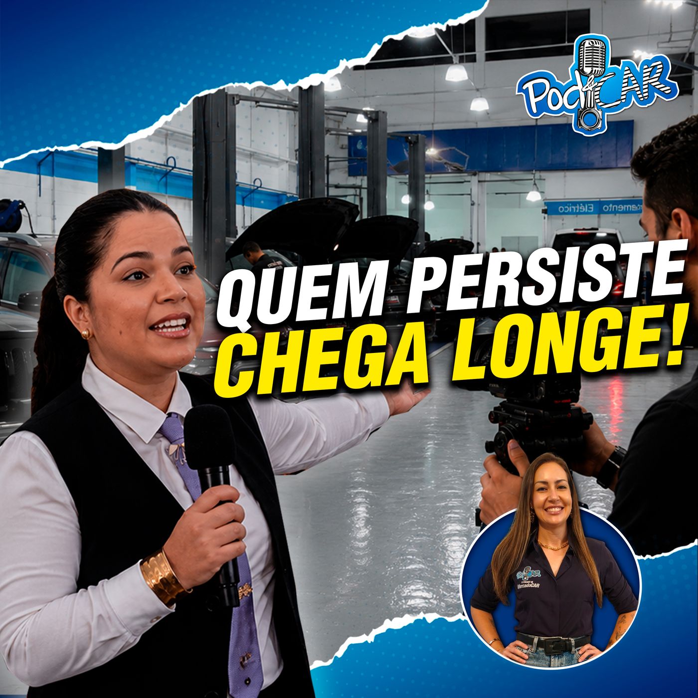 Convite da Globo, superação e minha história no mundo automotivo | Camila Bezerra - Pod&Car #44 episode artwork
