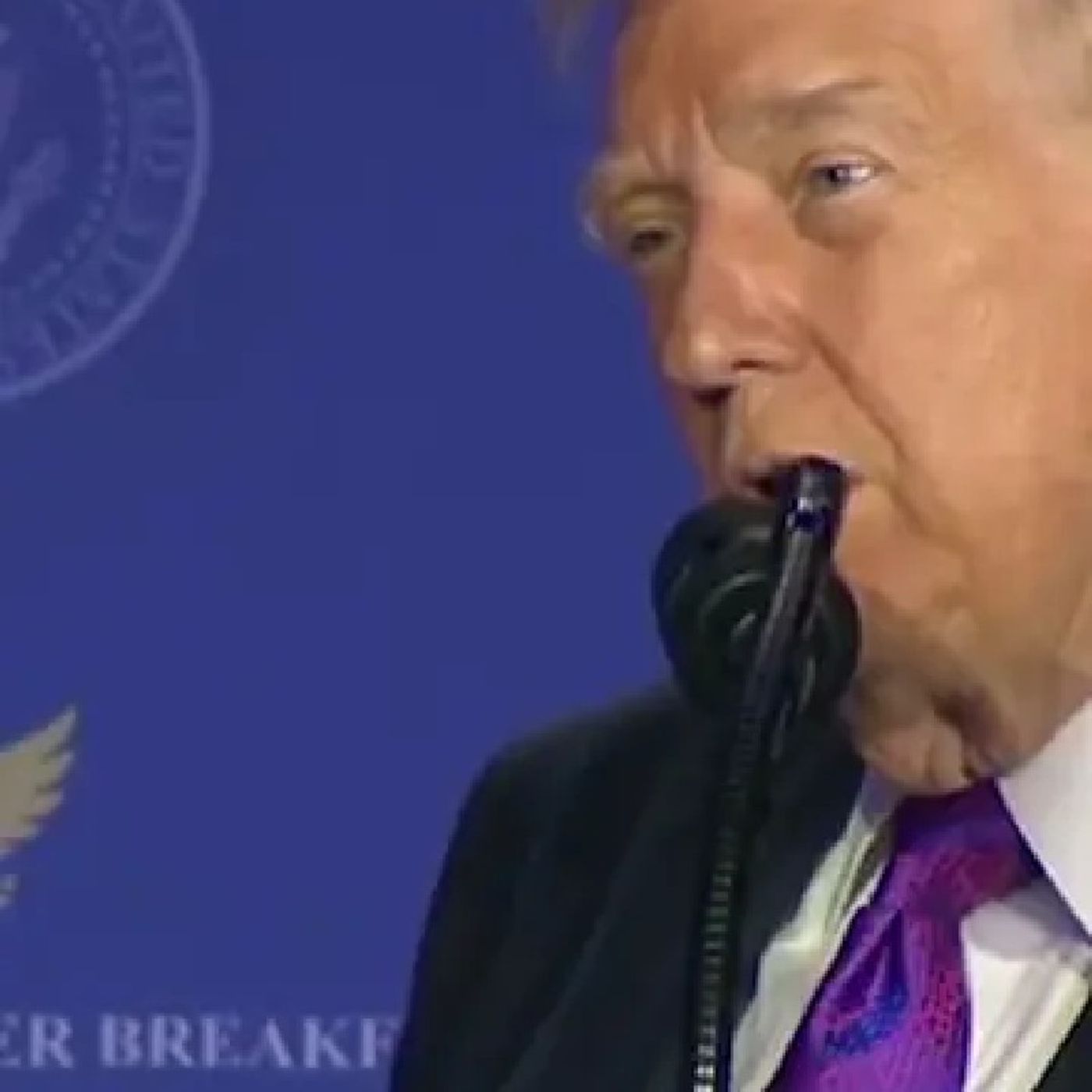During his remarks at the National Prayer Breakfast, President Trump praised Republicans for standing by him through multiple impeachments a episode artwork