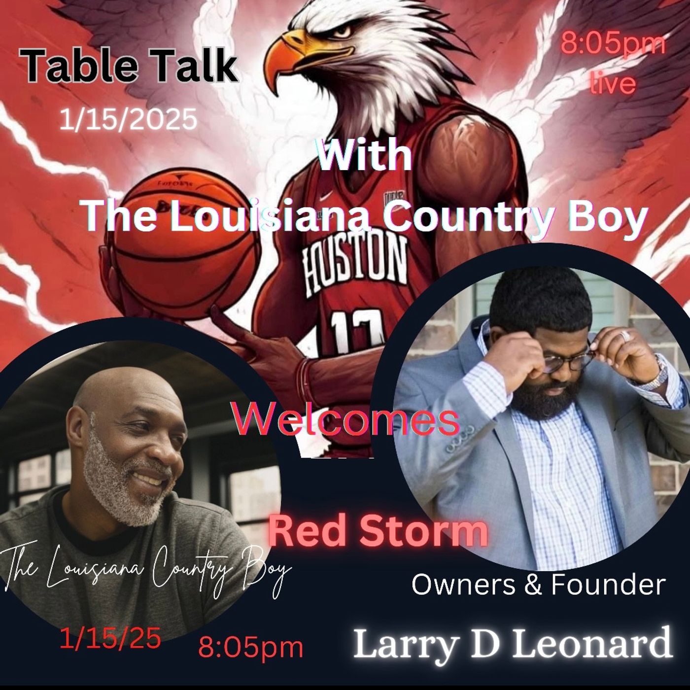 Larry D Leonard II joins Table Talk with The Louisiana Country Boy
