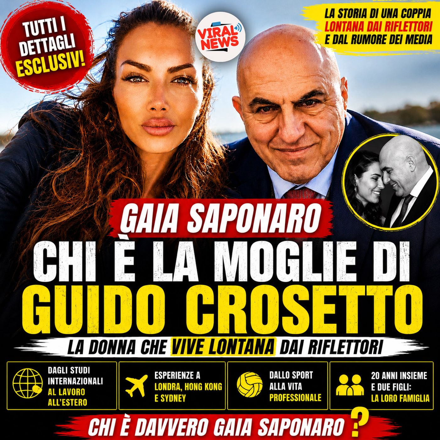 Gaia Saponaro, chi è la bellissima moglie del ministro Guido Crosetto tra studi e vita privata