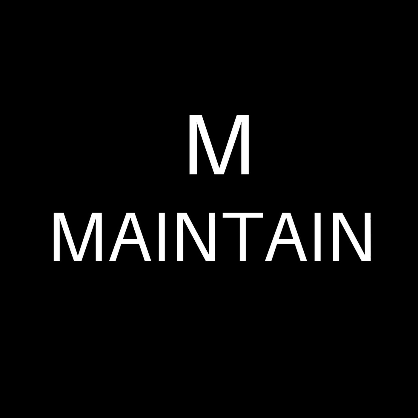 NEW MAINTAIN episode artwork