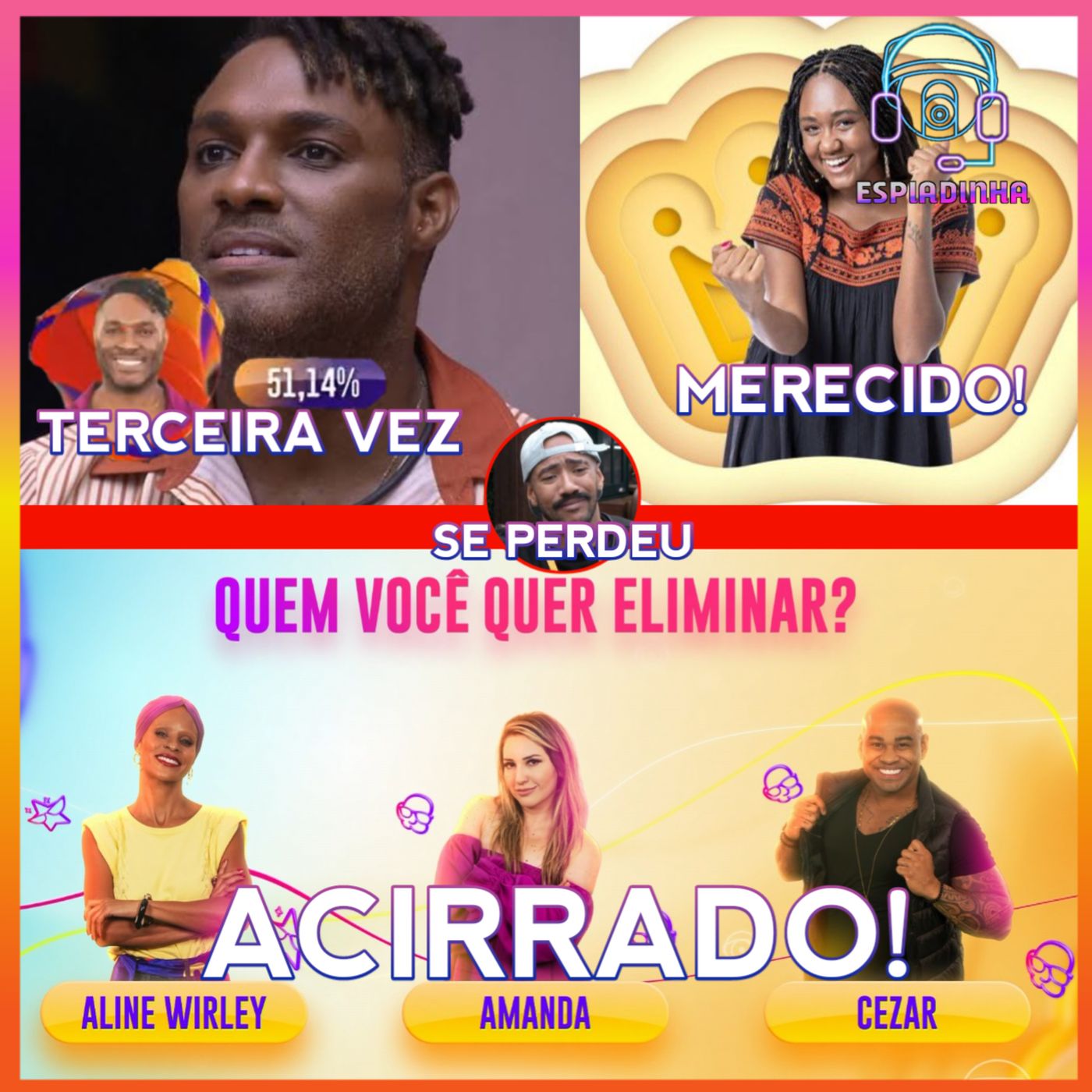 Novo paredão formado! Aline, Amanda ou Cezar Black, quem irá sair? + Nicacio saiu (de novo) | BBB 23