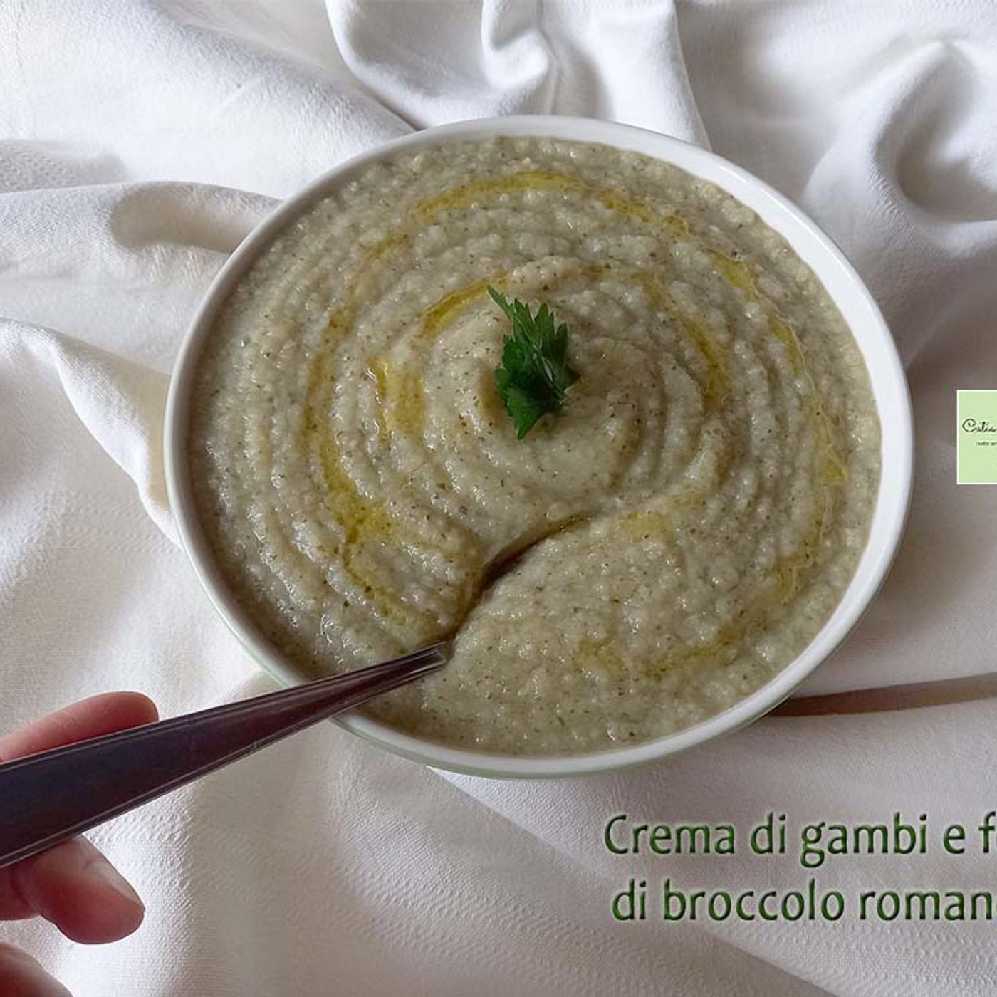 Crema di gambi e foglie di broccolo romano episode artwork