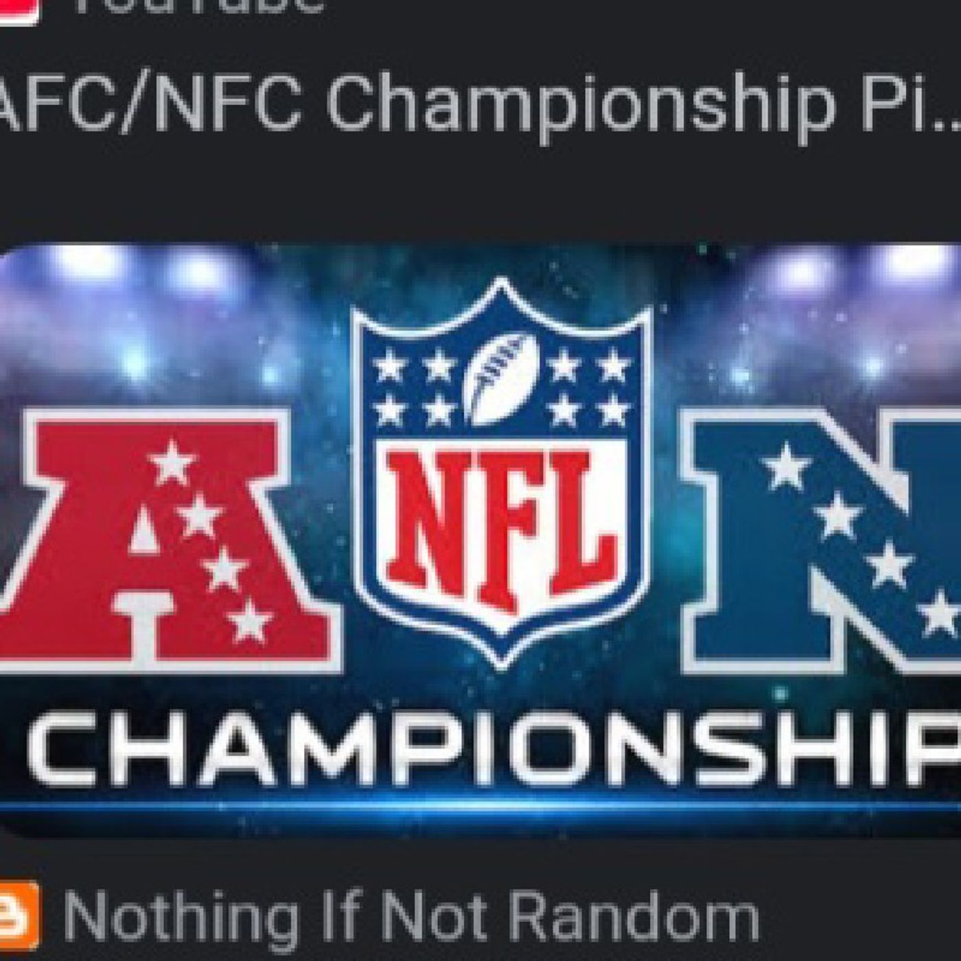 Episode 10 going into AFC/NFC Championship